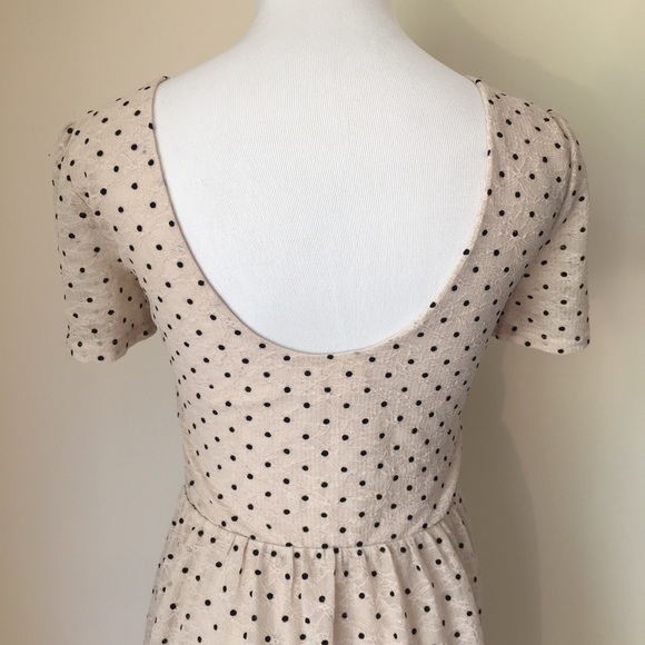 Pins & Needles Lace Polka Dot Dress S - Picture 5 of 7